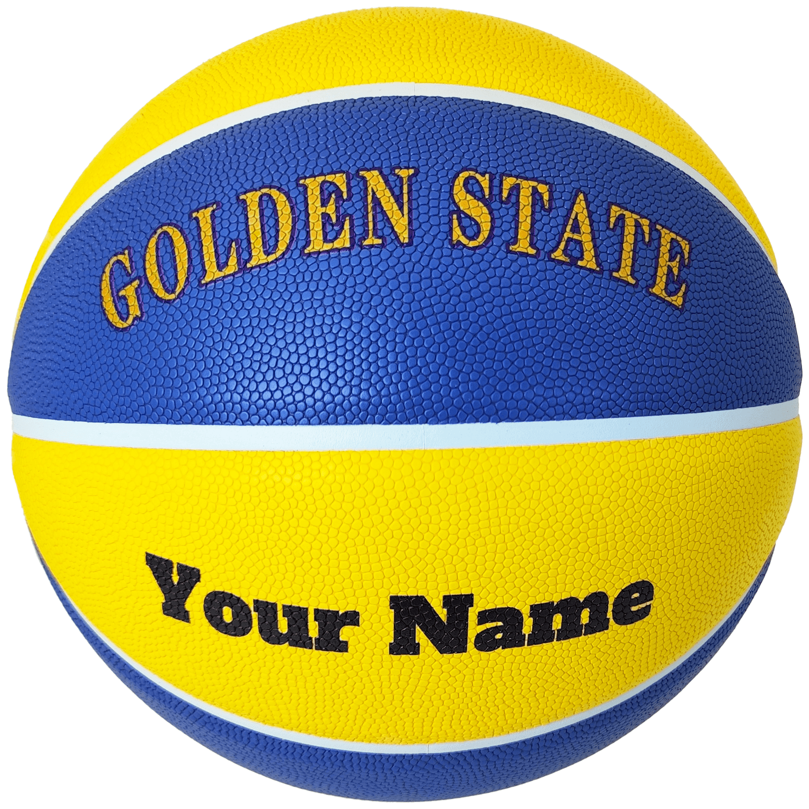 Personalized Indoor/Outdoor Basketball NBA Team Golden State  Size 5 - 27.5”, Size 6 - 28.5” and Size 7 - 29.5”