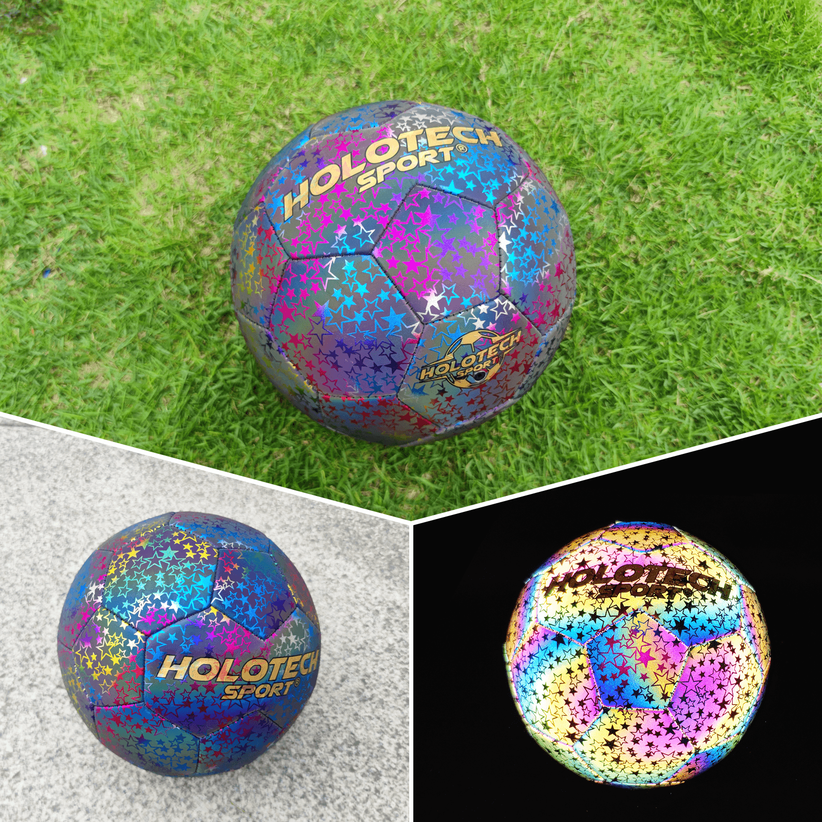 PU Leather Glow Soccer Ball - Gifts for Boys, Girls, Women and Men (Youth Size 4 and Official Size 5)